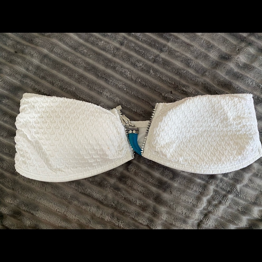 Bandeau swimsuit top